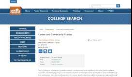 
							         Career and Community Studies | Think College								  
							    