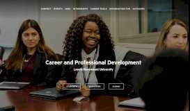 
							         Career and Professional Development - Loyola Marymount University								  
							    