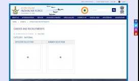 
							         CAREER AND RECRUITMENTS | Indian Air Force | Government of India								  
							    