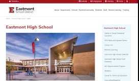 
							         Career and Technical Education/CTE Grades 8-12 - Eastmont High ...								  
							    