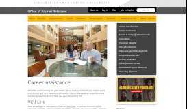 
							         Career assistance - VCU Office of Alumni Relations								  
							    
