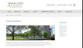 
							         Career Assistance | Wright State Alumni Association								  
							    