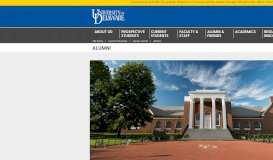 
							         Career Center: Alumni | University of Delaware								  
							    