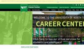 
							         Career Center - Division of Student Affairs - University of North Texas								  
							    