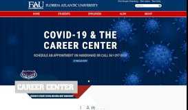 
							         Career Center - FAU								  
							    