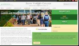 
							         Career Center | Saint Vincent College								  
							    