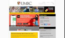 
							         Career Center - UMBC								  
							    