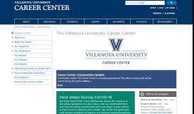 
							         Career Center | Villanova University								  
							    