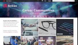 
							         Career Communities | Berklee College of Music								  
							    