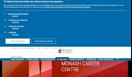 
							         Career Connect - Monash University								  
							    