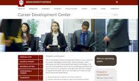 
							         Career Development Center : Indiana University Southeast								  
							    