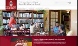 
							         Career Development Center | University of Arkansas								  
							    