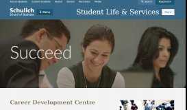 
							         Career Development Centre | Schulich School of Business								  
							    