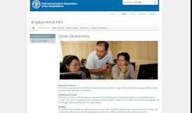 
							         Career Development | Employment at FAO | Food and Agriculture ...								  
							    