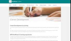 
							         Career development & learning | Careers | BMI Healthcare UK								  
							    