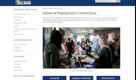 
							         Career & Employment Connections - MSU Billings | MSU Billings								  
							    