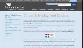 
							         Career & Employment Services | Kellogg Community College								  
							    