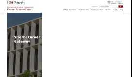 
							         Career Gateway - Job Portal - USC Viterbi | Career Services								  
							    