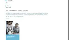 
							         Career - Maersk Training								  
							    