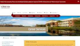 
							         Career Management Services | Florida Tech								  
							    