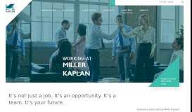 
							         Career Opportunities at Miller Kaplan								  
							    