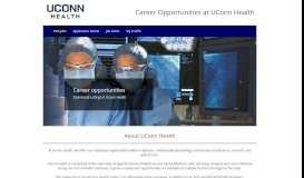 
							         Career Opportunities at UConn Health								  
							    