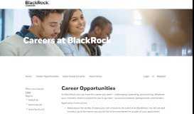 
							         Career Opportunities - BlackRock								  
							    
