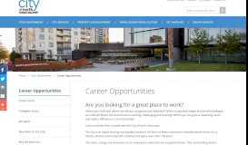 
							         Career Opportunities | City of North Vancouver								  
							    