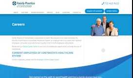 
							         Career Opportunities | Family Practice of Centrastate								  
							    