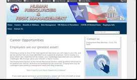
							         Career Opportunities - Human Resources & Risk Management - Harris ...								  
							    