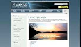 
							         Career Opportunities - NRC								  
							    