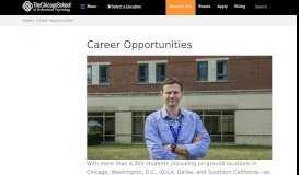 
							         Career Opportunities - The Chicago School of Professional Psychology								  
							    