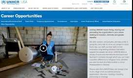 
							         Career Opportunities - UNHCR								  
							    