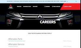 
							         Career Opportunities with Mitsubishi | Mitsubishi Motors								  
							    