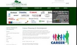 
							         Career Planning & Development | SUNY Old Westbury								  
							    
