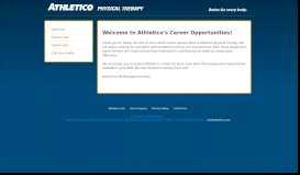 
							         Career Portal | Athletico								  
							    