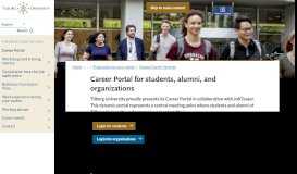 
							         Career Portal for students, alumni, and organizations - Tilburg University								  
							    
