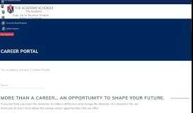 
							         Career Portal – The Academy Schools								  
							    