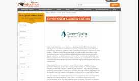 
							         Career Quest Learning Centers								  
							    