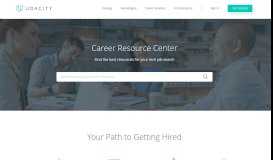 
							         Career Resource Center - Udacity								  
							    