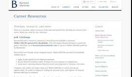 
							         Career Resources - Barnard College								  
							    