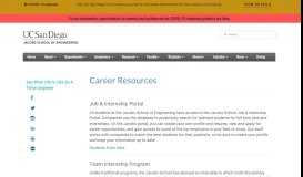 
							         Career Resources - UCSD Jacobs School of Engineering - UC San ...								  
							    