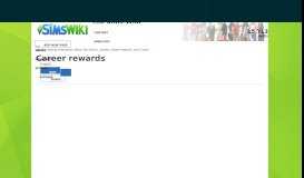 
							         Career rewards | The Sims Wiki | FANDOM powered by Wikia								  
							    