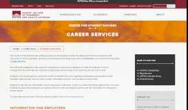 
							         Career Services | Albany College of Pharmacy and Health Sciences								  
							    