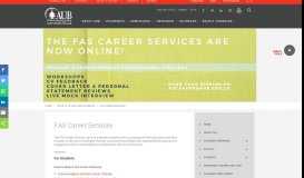 
							         Career Services - American University of Beirut								  
							    