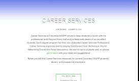 
							         Career Services - Columbia GSAPP								  
							    