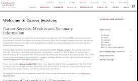 
							         Career Services For Alumni | Claremont McKenna College								  
							    