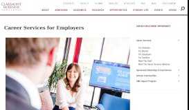 
							         Career Services for Employers | Claremont McKenna College								  
							    