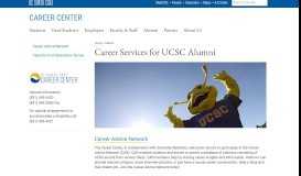 
							         Career Services for UCSC Alumni								  
							    