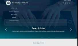 
							         Career Services: National University Alumni Association								  
							    